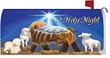 O Holy Night Magnetic Mailbox Cover Christmas Wrap