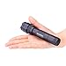 SecurityIng 600 Lumens XM-L T6 LED Flashlight 5 Modes LED Lighting Lamp Flashlight Torch with Clip for Easily Carrying (18650 Battery Not Included)