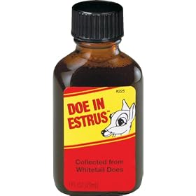 Click here to buy Wildlife Research Doe in Estrus Whitetail Deer Attractor (1-Fluid Ounce).
