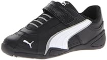 PUMA Tune Cat B 2 V Kids Sneaker (Toddler/Little Kid/Big Kid) , Black/White/Limestone Gray, 4 M US Toddler
