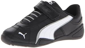 PUMA Tune Cat B 2 V Sneaker (Toddler/Little Kid/Big Kid),Black/White/Limestone Gray,13.5 M US Little Kid