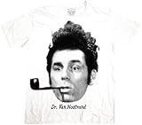 Seinfeld Dr. Von Nostrand Kramer White T-shirt Tee