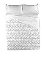 FLAMENCO Juego De Funda Nórdica (Gris)