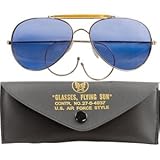 10200 Air Force Style Sunglasses (Blue)