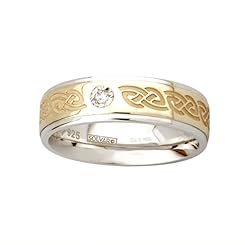 irish celtic lovers knot wedding rings