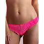 La Senza Lullaby Lace Neon Pink Brazilian Thong