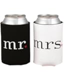 Hortense B. Hewitt Wedding Accessories Mr. and Mrs. Can Coolers Gift Set