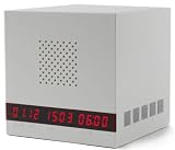 Dreams Inc. 貯金箱+目覚し時計=バンクロック BANCLOCK ホワイト VRT-41005の画像