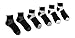 Calvin Klein Athletic Cushion Socks 6 Pair Quarter Cut (Charcoal/Grey/Black)