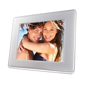 Samsung SPF-83V 8-Inch Wireless Digital Photo Frame with Built-in 64MB Memory (White)