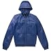 Marc By Marc Jacobs Lambskin Leather Hooded Hoodie Jacket Coat Dark Blue