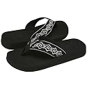 Reef Sandy Black-Silver Juniors Sandals