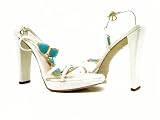 413x0M%2BZloL. SL160  Christian Dior Size 9 M Womens White Piedra Slingback Pumps Reviews