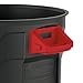 Suncast Commercial 44 Gallon Resin Utility Trash Can, Black