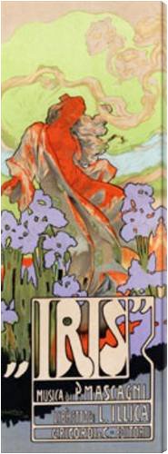 French Poster, Art Nouveau AZV01018 metal art