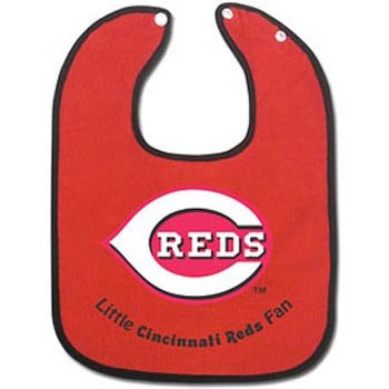 Cincinnati Reds Two-Toned Snap Baby Bib