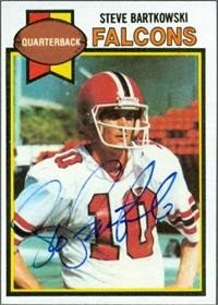 Steve Bartowski Autographed/Hand Signed Football Card (Atlanta Falcons)