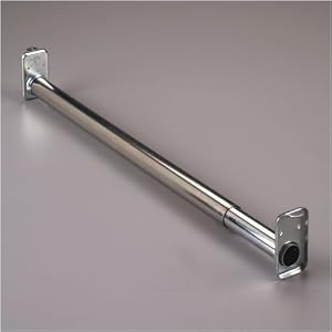 Closet Rod - Zinc - 48 by Knape Vogt by