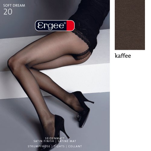 Ergee Soft Dream 20 Damen Feinstrumpfhose, kaffee