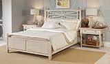 American Drew 114-323WR-Bed-Set Americana Home Arbor Gate Low Poster Bedroom Set - White