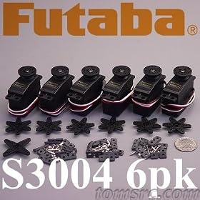 Futaba S3004 Servo Std Ball Bearing from Ball Bearing Servos