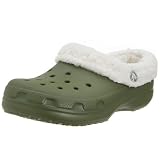Crocs Mammoth Kids Unisex Footwear, Size: 6-7 M US Toddler, Color: Army Green/Oatmeal