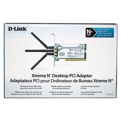 D-Link DWA-552 Extreme-N Wireless PCI Adapter