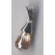 Champagne CZ Teardrop Fishwire Pendant