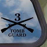 3rd US Infantry The Old Guard TOMB GUARD Black Decal Sticker 