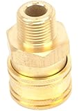 Forney 75128 Pressure Washer Accessories, Quick Coupler Male Socket, 3/8-Inch Male NPT, 4,200 PSI