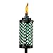 TIKI Brand Glass Honeycomb Torch, 65 Inches, Blue