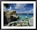The Baths, Virgin Gorda, British Virgin Islands, Caribbean, West Indies, Central America Collections Framed Art Poster Print by Gavin Hellier, 49x39