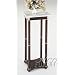 Square White Marble Plant/Telephone Stand