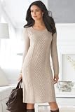 Chadwicks Cable-Knit Sweaterdress