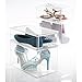 mDesign Stackable Shoe Box - Transparent Shoe Box Storage for Better Organisation Within Your Home - Practical Shoe Storage Solution for Small Places