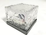 IROHA キューブ 型 ガーデンライト ソーラー LED 防水 屋外 照明 自動 点灯 (レインボー)