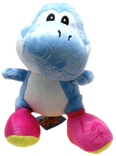 Childrens Toyshop  Toys : Super Mario Brothers : Yoshi Plush - 10" (Blue)