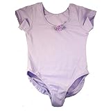Little Girls Lilac Short Sleeve Ballet Dance Gymnastics Leotard 12M-8