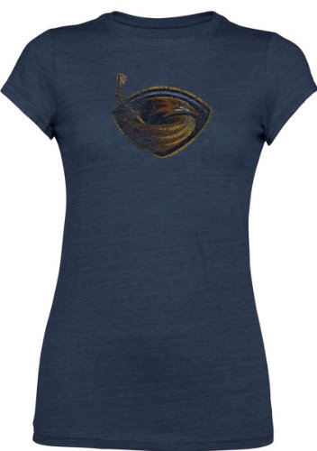 Atlanta Thrashers Women's Tri-Blend Blasted Tee