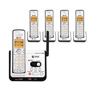 AT&T DECT 6.0 Digital Five Handset Answering System (82509) by AT&T
