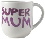 Jamie Oliver 1667030220 Cheeky Mugs - Super Mum Tassen, 375 ml