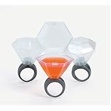Plastic Wedding Ring Shot Glass (12 Shot Glasses)