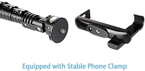 Keedox Wireless Extendable Professional Bluetooth Selfie Stick Self Portrait Monopod with Remote Button and Stable Phone Clamp for iPhone 6 6 Plus 5S 5C 5 4S 4, Samsung Galaxy S5 S4 S3 Note 4 Note 3 Note 2,other Android Smartphones--Three Section Locking