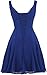 ANTS Women's Pleated Sweetheart Bridesmaid Dresses A Line Cocktail Gown