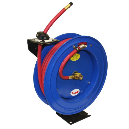 Grip 50 ft x 3/8 in Industrial Air Hose Reel