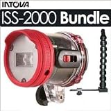Intova ISS-2000 Underwater Slave Flash Strobe Light Head Bundle With Intova SSFL 30 Inch Stay Slim With Flex Arm Strobe Mount