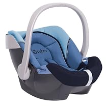 Cybex 050045006 - Aton Autokindersitz / Babyschale Gruppe 0+ (0 bis 18 kg), ab der Geburt bis ca. 15 Monate, indigo-blue / navy