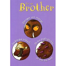 The Gruffalo Card - Happy Birthday Brother (250873)