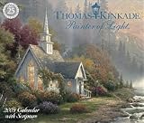 Thomas Kinkade Painter of Light with Scripture 2009 Boxed Calendar
