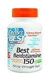 Doctor's Best Benfotiamine (150 mg), Vegetable Capsules, 120-Count